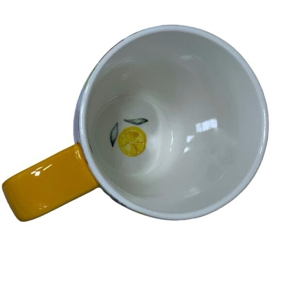 Lang Cat Coq Gift Mug with Reusable Gift Box Lemon Theme Floral Large 17 OZ - Picture 3 of 16